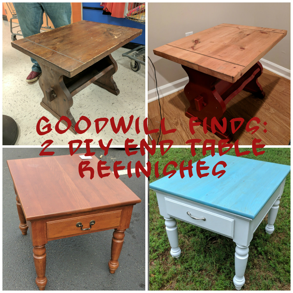 Home Decor DIY: Two Ways to Refinish an End Table Dengarden