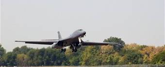 B-1B Lancer at Wright Patterson Air Force Base in Western Ohio