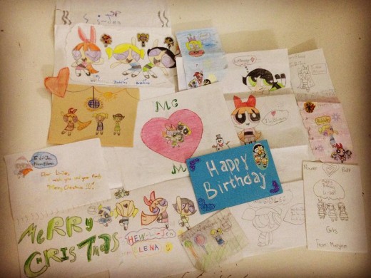 Old PowerPuff Girls Cards