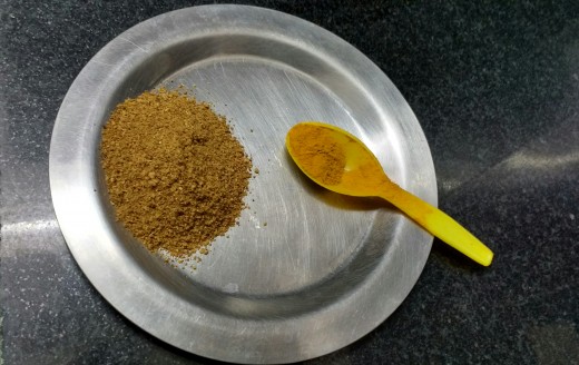 rasam powder and turmeric