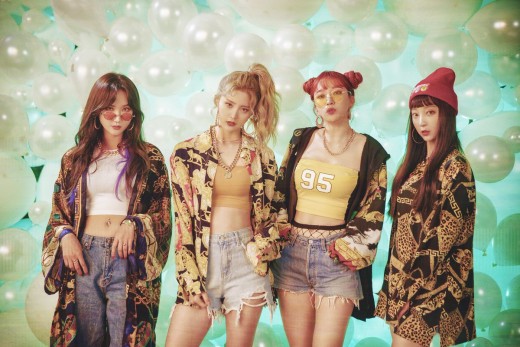 The lastest release by EXID is a single album titled "Lady."