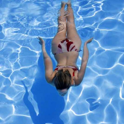Swimming helps in maintaining overall shape of the body.