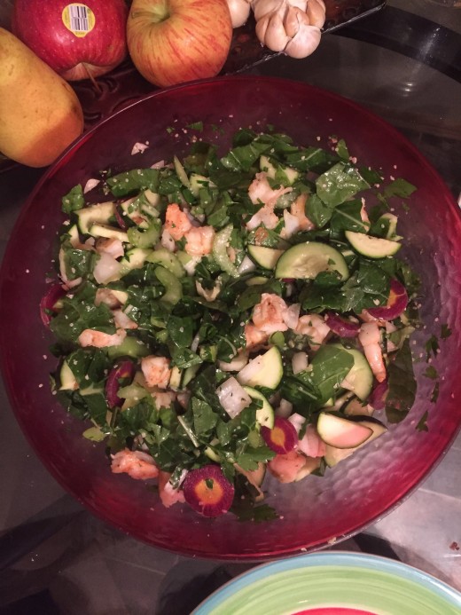 Many dressings that are offered in the market  are filled with corn syrups, refined oils,   and artificial ingredients, all of which are acidic. Try using lemon juice, olive oil, salt and pepper, nuts and seeds as a natural dressing to your salad!