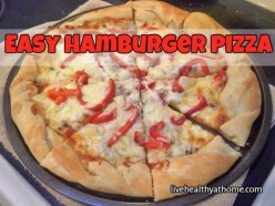 Easy Peasy Hamburger Pizza