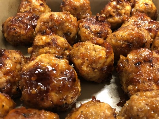 Buffalo Chicken Meatballs.