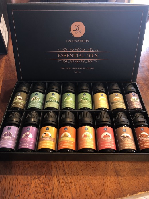 These oils by LagunaMoon is the kit I first started with. For a reasonable price, it comes with all the basic oils to get you started and then some. 