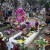Cemetery at Leon Guanajuato, Mexico during Day of the Dead on November 2, 2012. Cemetery at Leon Guanajuato, Mexico during Day of the Dead on November 2, 2012.