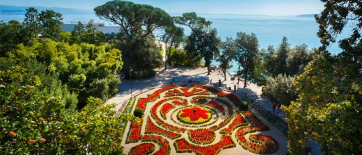 The most famous Park Angiolina in Opatija