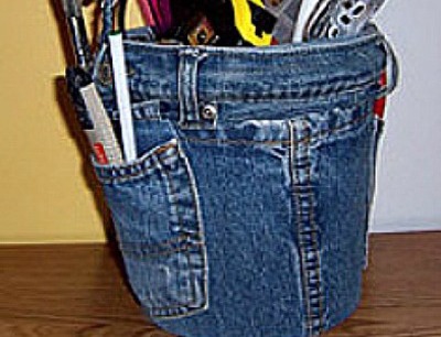 55 Craft Ideas Using Old Denim Jeans | FeltMagnet