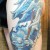 Blue nine tail fox Blue nine tail fox