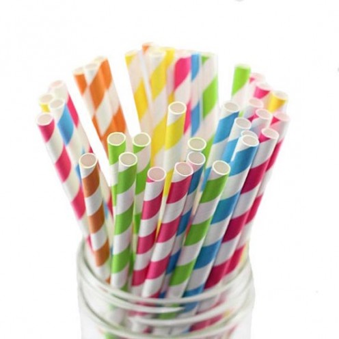 These are paper straws.