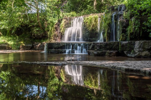Lovely waterfall on the River Nidd in Nidderdale