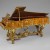 A grand piano, circa 1840.  The Museum has a large collection of musical instruments.