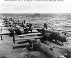 B-25s Were Packed Onto The USS Hornet For Their Trip To Japan