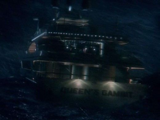 The yacht sank during a heavy storm in 2007. Leading to Oliver becoming stranded on the island.