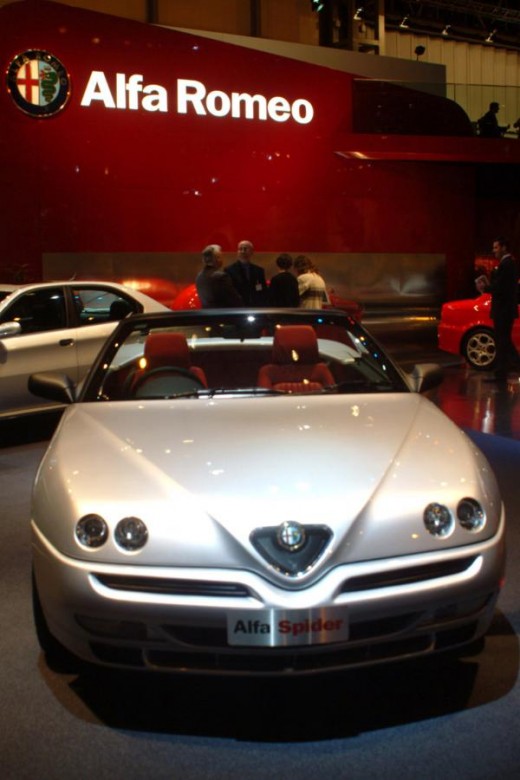 Alfa Spider, 2002 Birmingham International Motor Show (hey, since I'm dreaming, I might as well dream this also) 