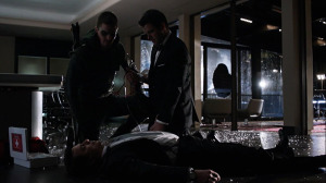 After Malcolm is shot, Oliver had to reveal himself to Tommy as the vigilante in order for Tommy to allow Oliver to help to save Malcolm's life.