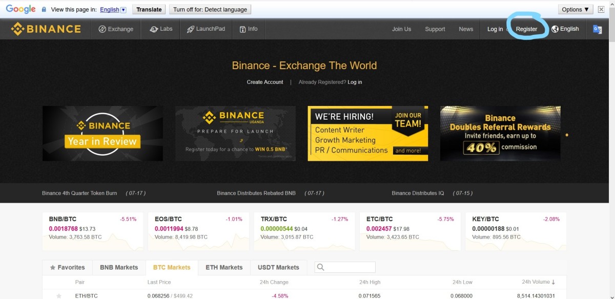 How to Set up a Binance Account | ToughNickel