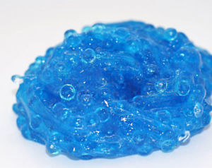 A Bright Blue Fishbowl Slime From The Slime Shoppe! 