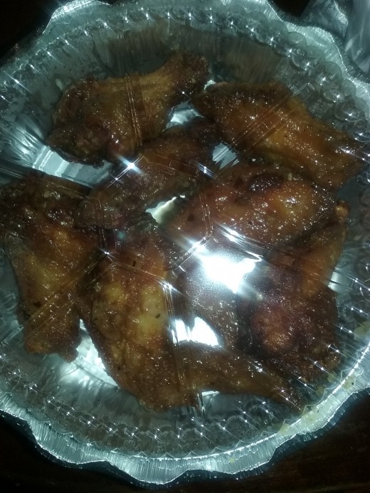 delicious chicken wings from Chen's Express