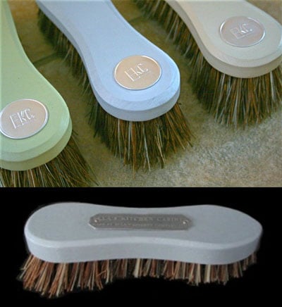 Good old fashioned scrubbing brushes