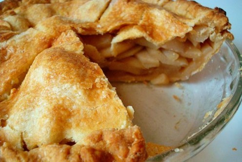 Myrtle made a very special apple pie