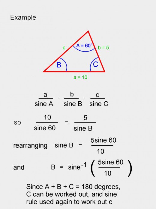 How To Calculate The Sides And Angles Of Triangles Owlcation 4877