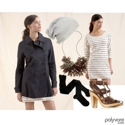 Cruise Wear and the Nautical Look - short raincoat for a tropical storm
