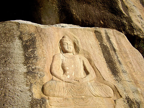 Buddha engraving in Swat district of Khyber Pukhtunkhwa province is an example of Gandhara Civilization.