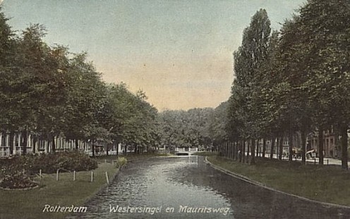 The Westersingel and the Mauritsweg, 1904