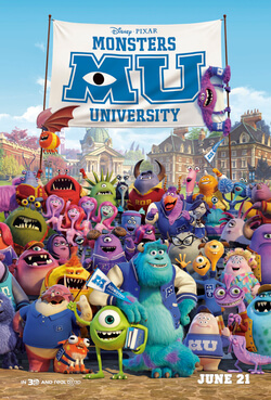 Monster University Theatrical Release Poster