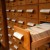 A typical card catalog