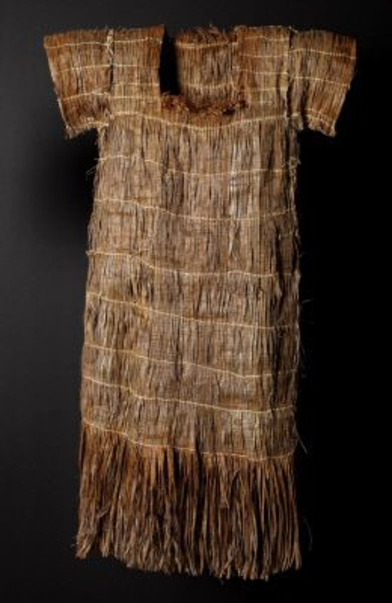 Cedar bark dress