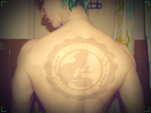 My back... photo by Cookbeat