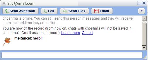 You will see this message when the user is online but invisible.