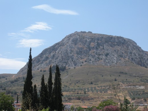 View of Acrocorinth