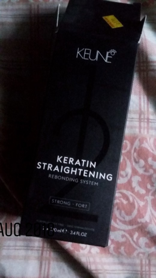 keune keratin straightening rebonding system
