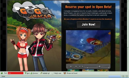 The GoGoRacer.com Home Page