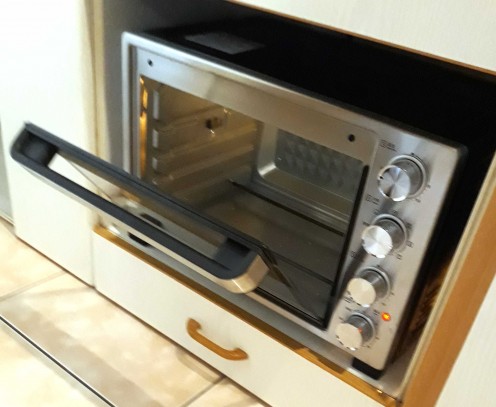 My new Panasonic Oven. This is not to brag, but to show you that great bread can be made in modest  equipment.