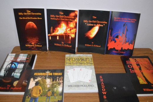 All published on CreateSpace by little old me.