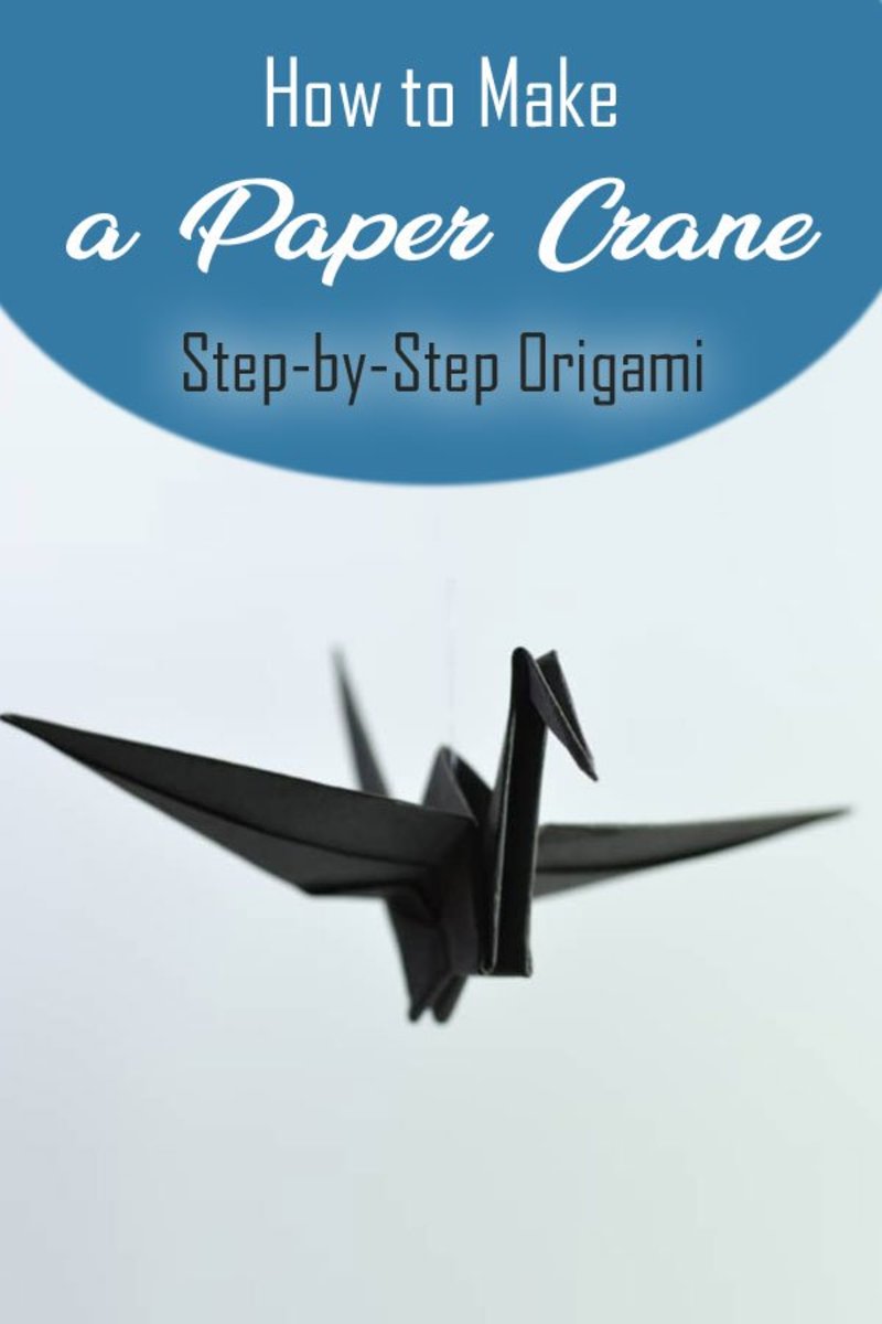 How To Make A Paper Crane Step By Step Origami Feltmagnet
