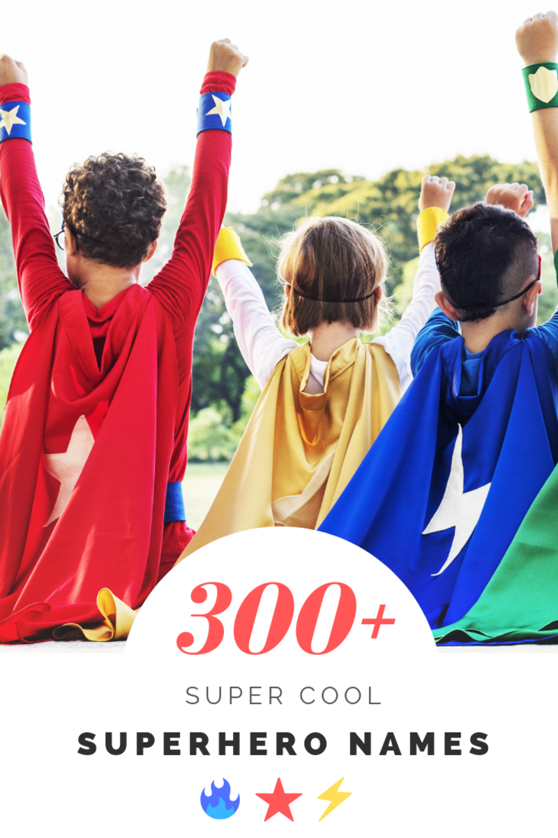 300 Super Cool Superhero Names Hobbylark