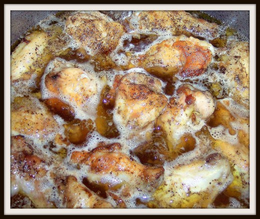 The sweet and sour solution will eventually reduce to a syrup.