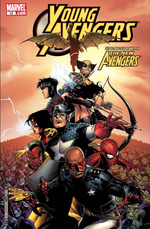 Young Avengers #12 - Kate Bishop becomes Hawkeye. Tommy Shepard becomes Speed.