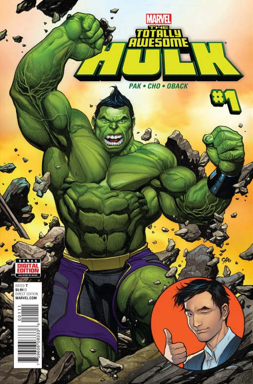 Totally Awesome Hulk #1 - 1st Amadeus Cho as Hulk or super-powered.