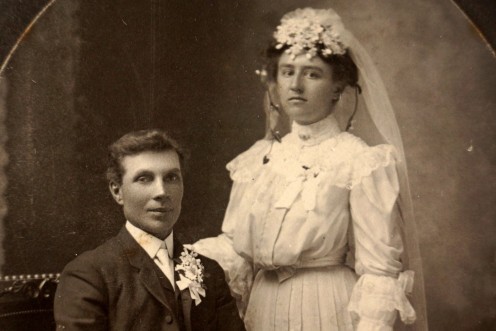 An 1890s Wedding Card