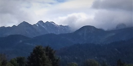 The Tatra Mountains on a cloudy day