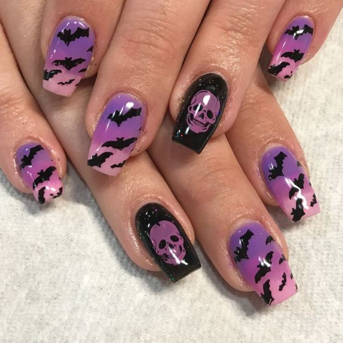 Witchy Tips Nail Design