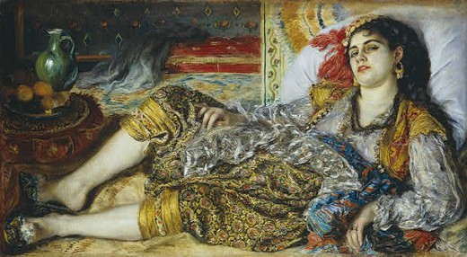 "ODALISQUE" BY RENOIR (1870) IS IN THE NATIONAL GALLERY IN WASHINGTON DC