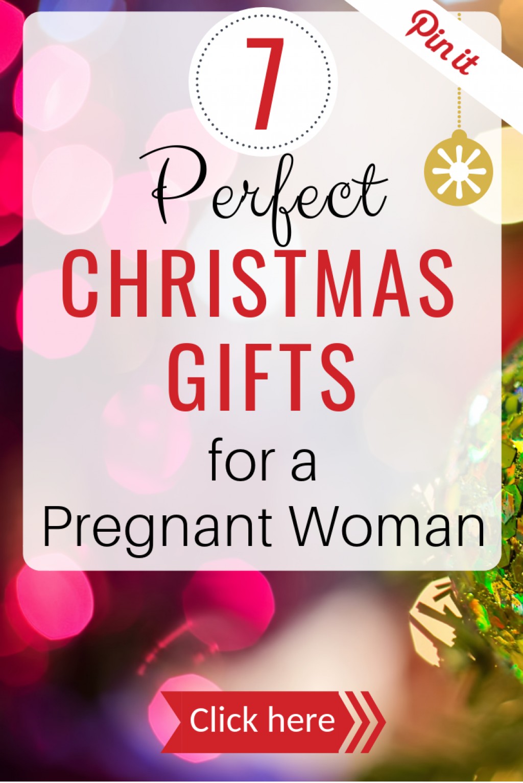 7 perfect christmas gifts for your pregnant wife, girlfriend, or